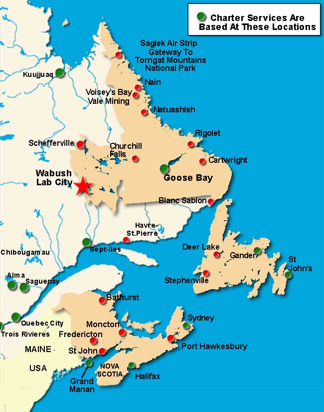 Wabush / Lab City Air Charter Directory
